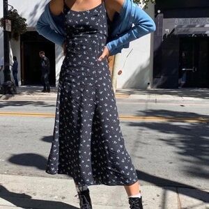 Colleen Brandy Melville navy blue dress
